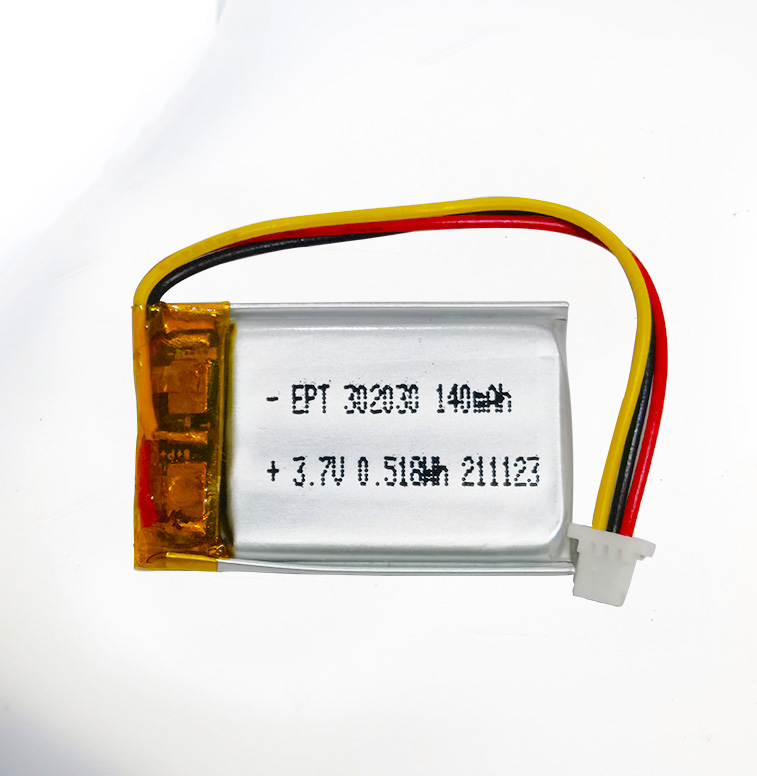 3.7V 302030 140mAh GPS聚合物鋰電池 3.7V 302030 140mAh GPS聚合物鋰電池
